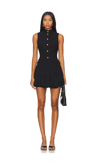 x REVOLVE Justine Dress in Black & Black | Revolve Clothing (Global)