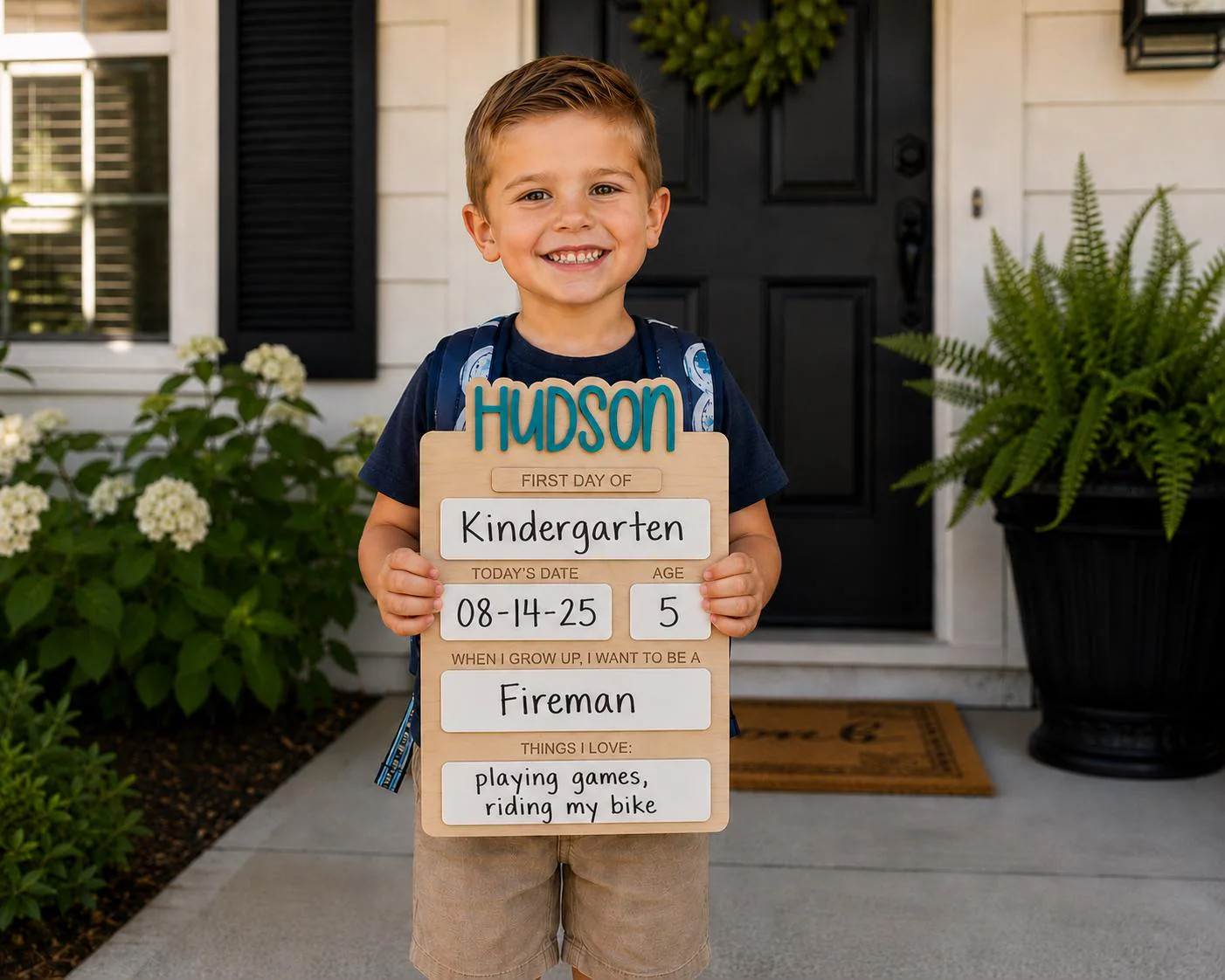 First Day Of School Sign, Custom interchangeable Board, Back To School Sign, First And Last Day School Sign, Back To School Photo Prop | Etsy (Global)