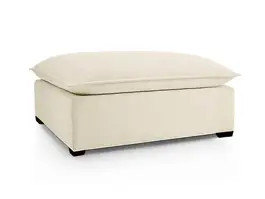 Copper Lounge Copper Infused Organic Ottoman 34x34 Modular - Copper Infused Modular Ottoman - Mod... | The Futon Shop