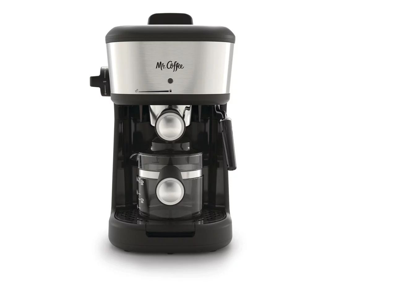 Mr. Coffee® 4-Shot Steam Espresso, Cappuccino, and Latte Maker in Black | Walmart (US)