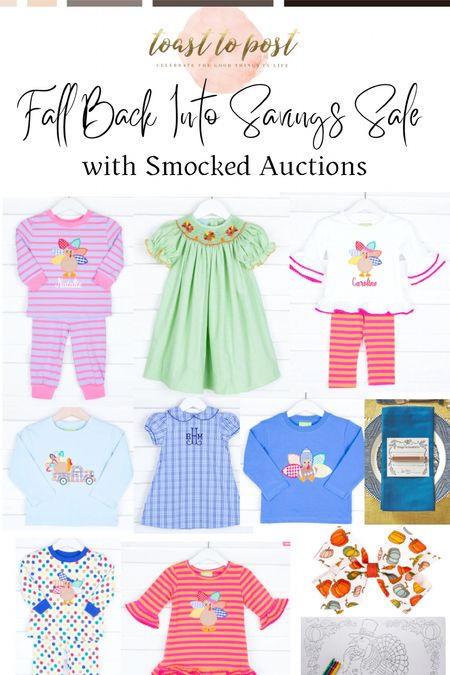 Smocked Auctions Fall Back into Savings Event - Thanksgiving 



#LTKHoliday #LTKkids #LTKfamily
