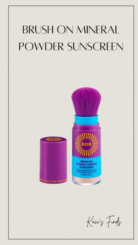 Brush on mineral powder sunscreen! Easy to apply for kids and babies 🤍 

BOB kids
Kid sunscreen
Water resistant 

#LTKfindsunder50 #LTKActive #LTKsalealert