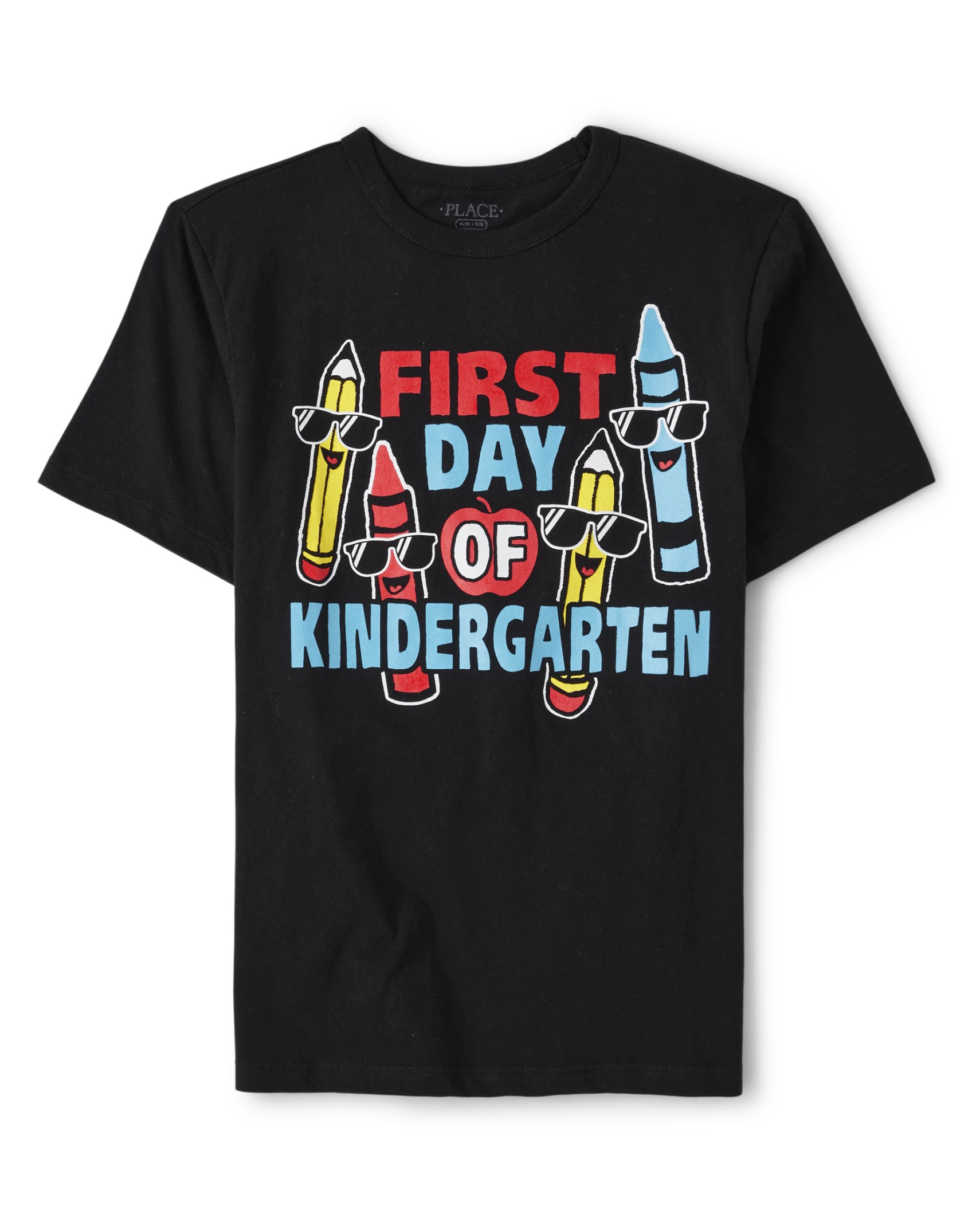 Boys Kindergarten Graphic Tee - black | The Children's Place