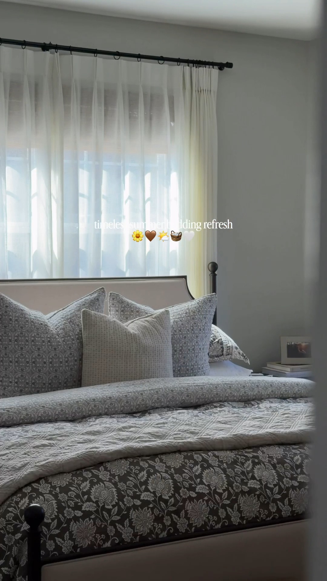Floral Block Print Bedding; Neutral Bedding; summer bedding; linen sheets; duvet cover; Levtex home bedding

#LTKHome