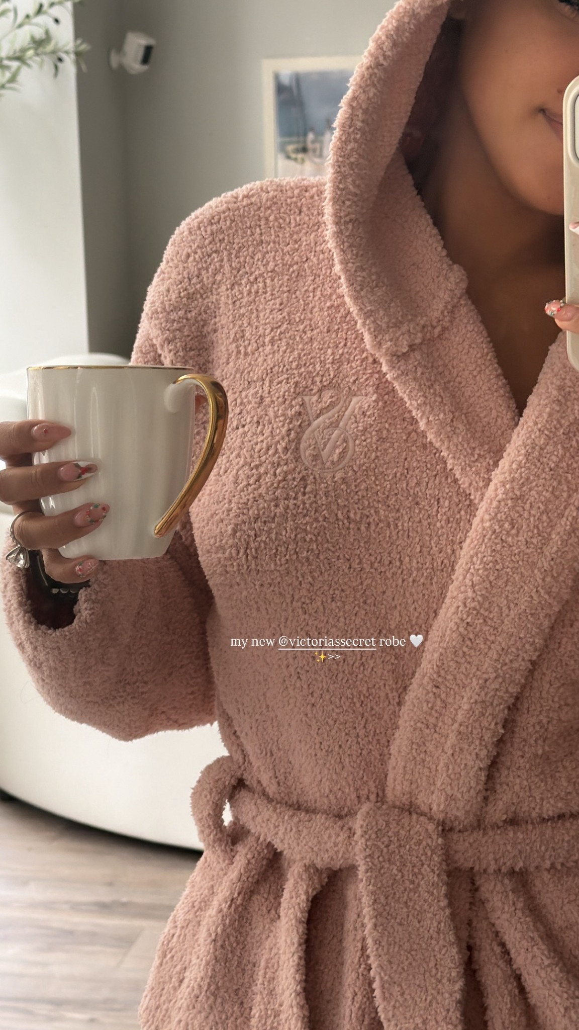 Cozy mornings ☕️✨ I love my robe 

#LTKTall #LTKSeasonal #LTKGiftGuide