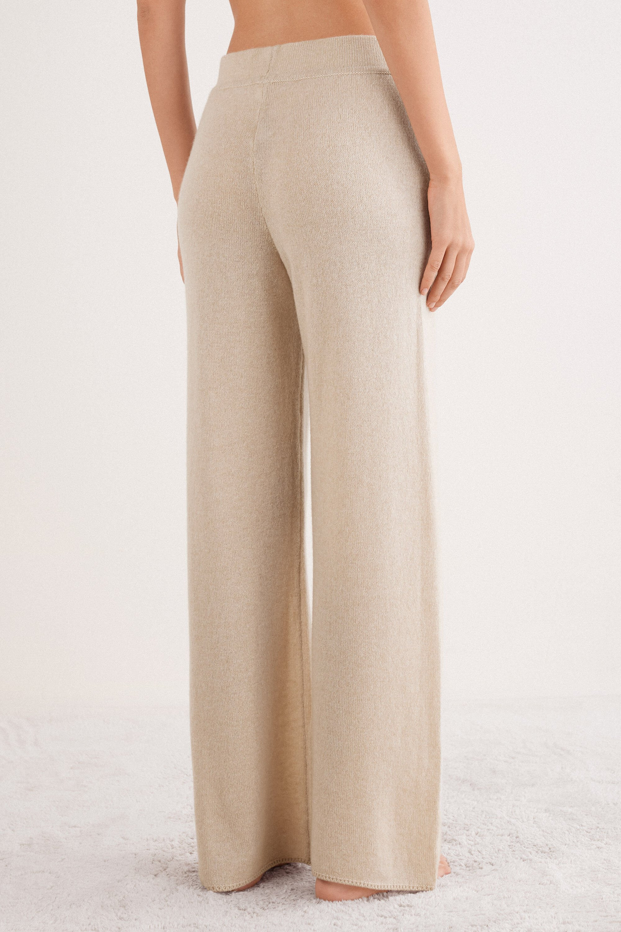 Full Length Palazzo Pants in 100% Cashmere - Intimissimi | Intimissimi (US)