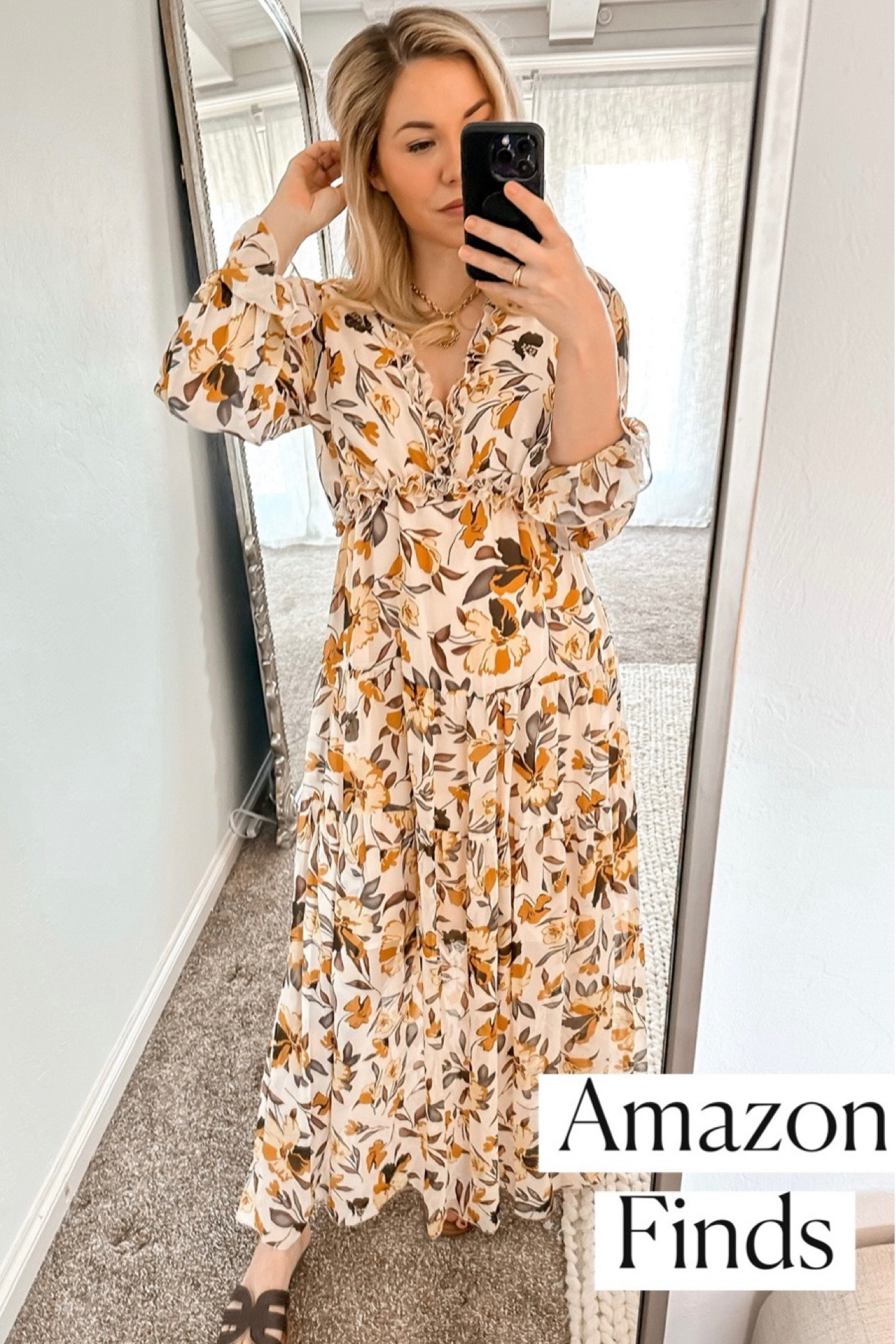 Floral Dress 
Summer Dress
Maxi dress
Amazon fashion
Amazon finds
Ruffle dress
#Itkstyletip
#Itku
#LTKSeasonal #LTKFind #LTKunder50