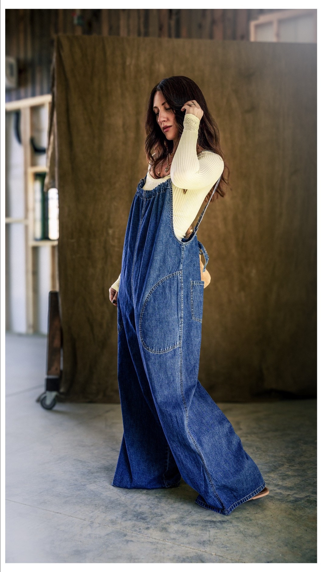 You’ll want to live in these overalls!! Wearing the small. You can just the length a bit with the ties 

#LTKootd #LTKSeasonal