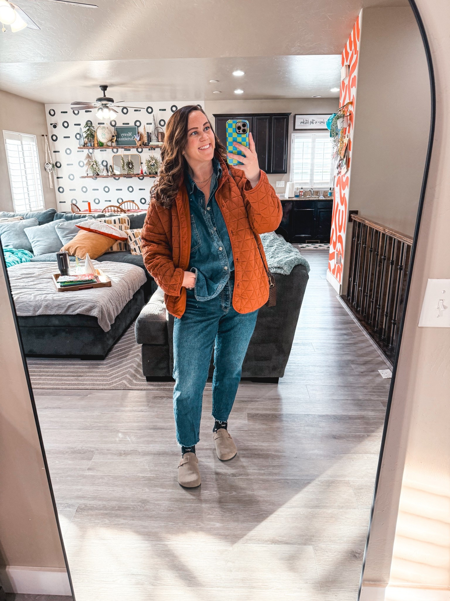 Another work fit for you from today 🥰🫶🏻 tomorrow is my birthday! What should we wear? 🤔 

Button down - XXL 
Jeans - 14
Jacket - XL

#LTKMidsize #LTKWorkwear #LTKootd