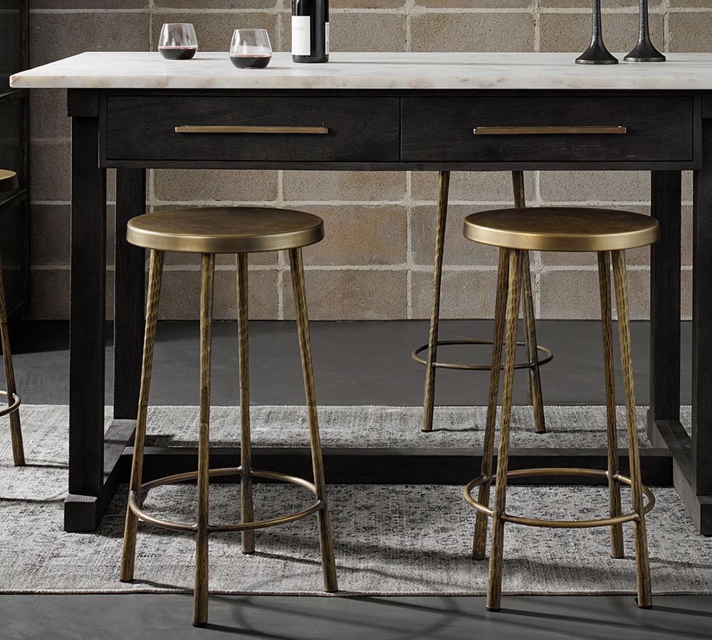 Estrada Metal Stool | Pottery Barn (US)