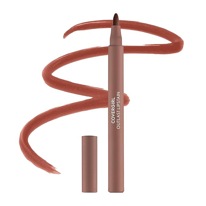 Covergirl Outlast Lipstain, 72 Iconic Darling, Smooth Application, Precise Pen-Like Tip, Transfer... | Amazon (US)