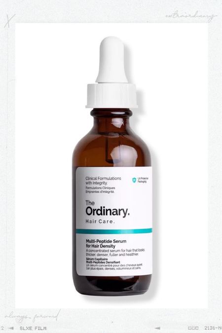The Ordinary Multi Peptide Serum
for Hair Density 
Hair Health 

