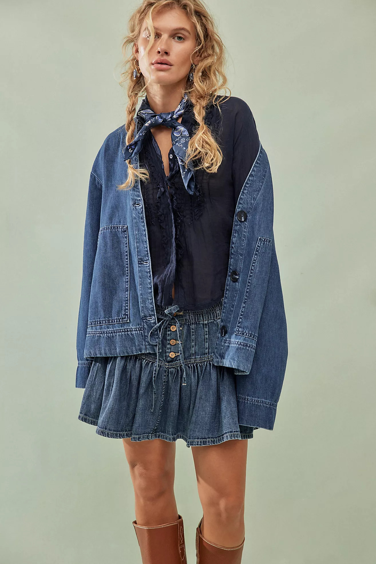 We The Free Mimi Denim Jacket | Free People (Global - UK&FR Excluded)