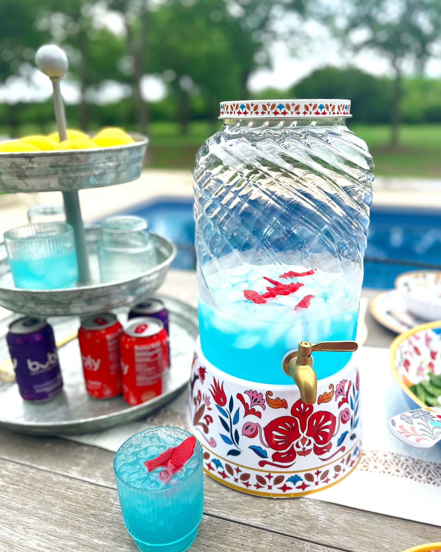 My glasses and jug for swamp water fishbowl punch 

#LTKswim #LTKhome #LTKstyletip