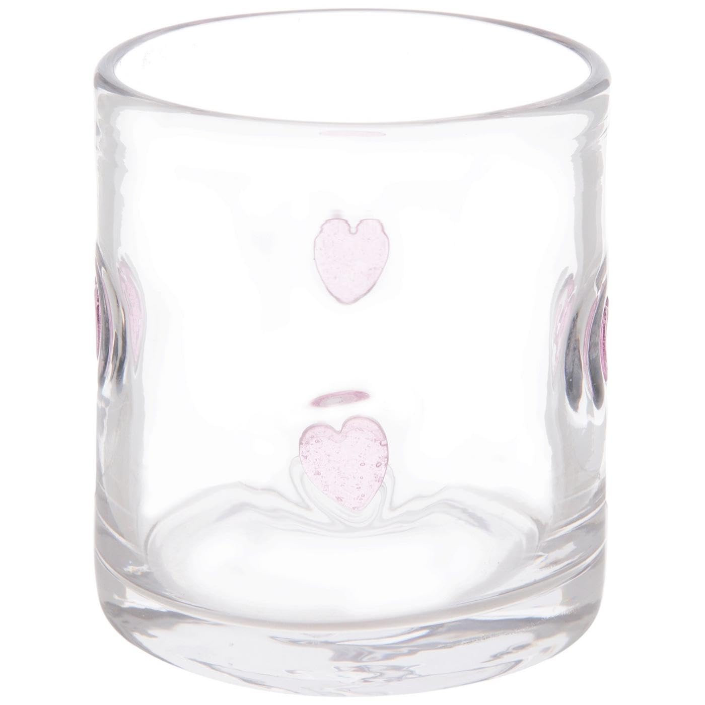 Hobby Lobby Valentine's Icon Glass Tumbler with Red or Pink Hearts, 12 Ounces, 4 Inch Height, Foo... | Amazon (US)