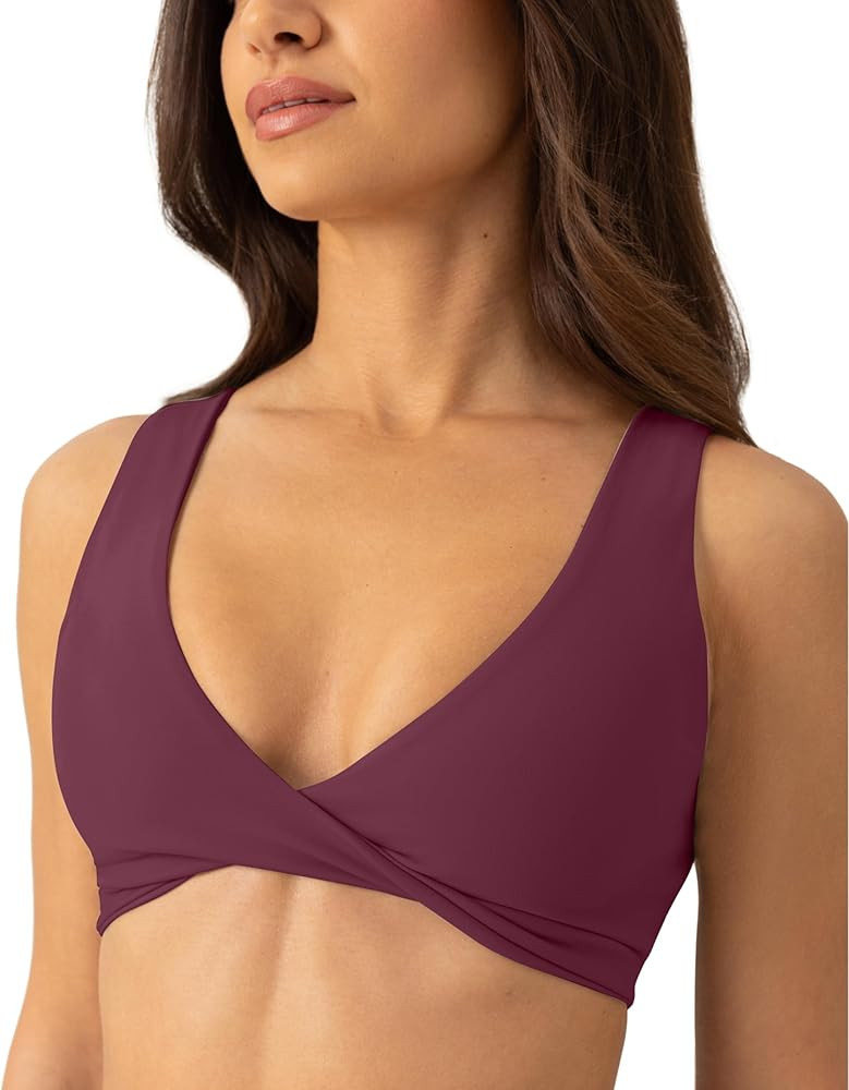 PAVOI ACTIVE Two Ways Twist Sports Bra for Women - Customizable Coverage Convertible Twist Front ... | Amazon (US)