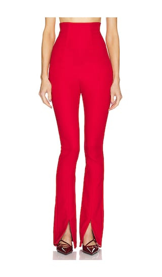 The Cigarette Pant in Lipstick Red | Revolve Clothing (Global)
