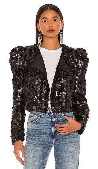 Sequin Puff Sleeve Jacket in Hot Topic | Revolve Clothing (Global)