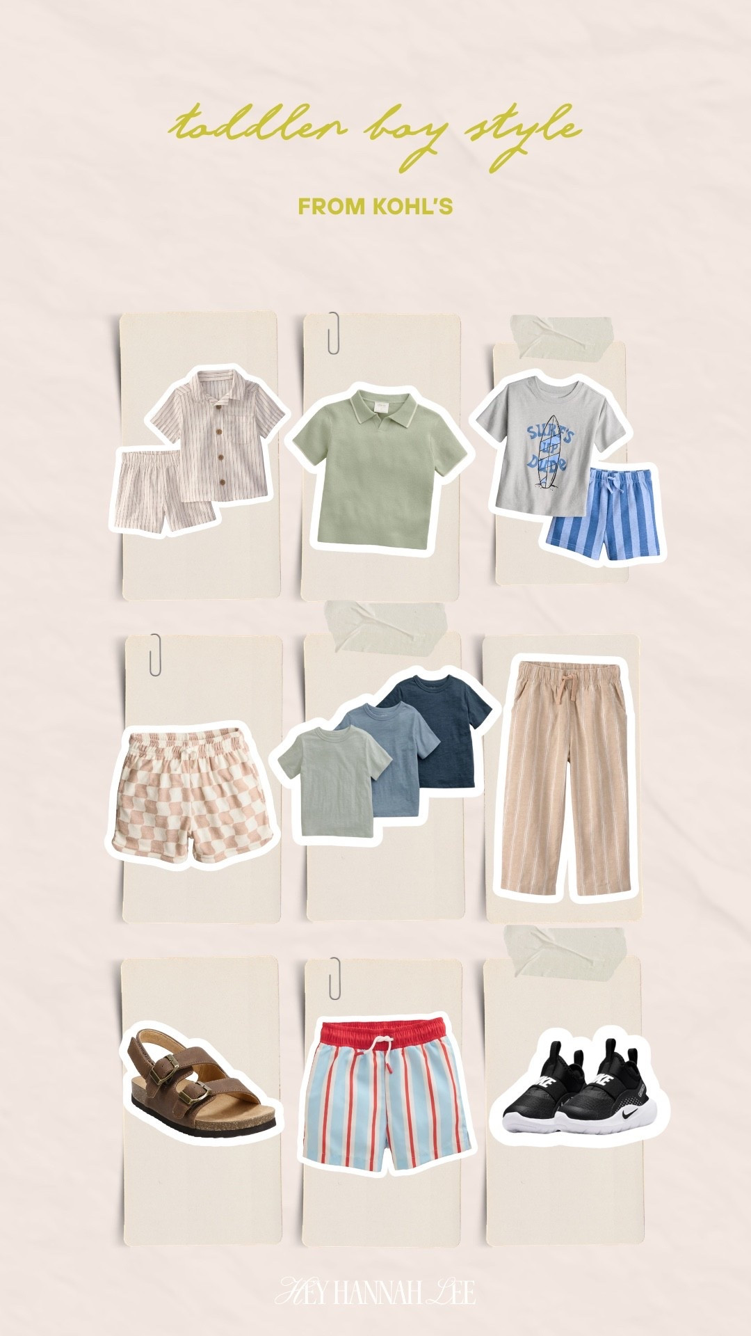 So many cute options for toddler boys at Kohl’s!! And these are all under $35 🙌🏼 
affordable kids clothing, spring outfits, kids swim trunks, shoes, toddler boy style, matching sets 

#LTKKids #LTKootd #LTKBaby