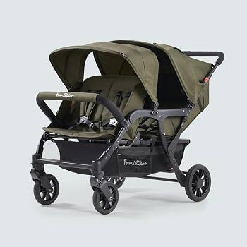 Familidoo H4E Quad Lidoo Lite 4-Seater Stroller Wagon for Kids, Lightweight & Foldable with Recli... | Amazon (US)