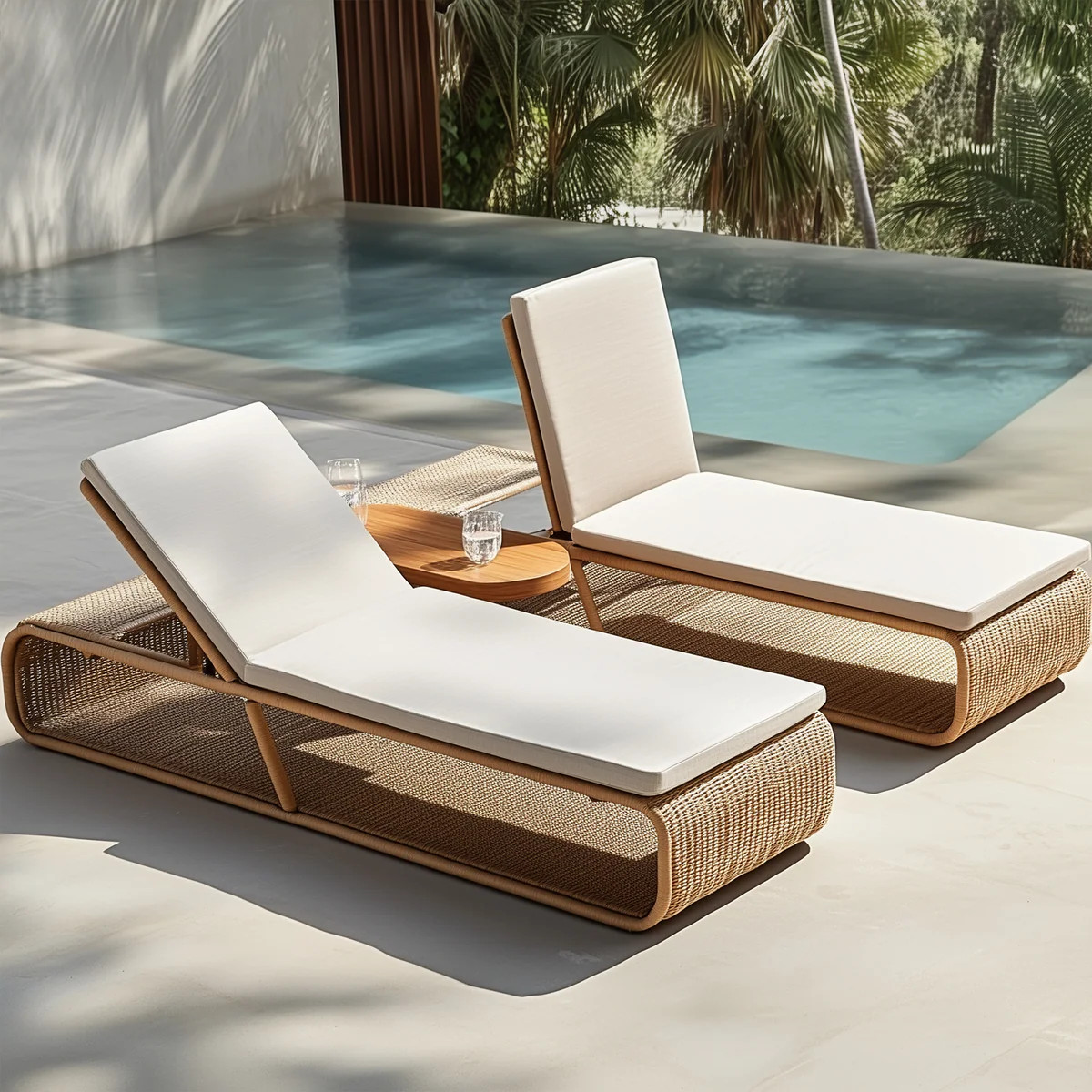 Lena Waterproof Stripe Custom Bench Cushion Sofa Cushion Bench Chair P | Homerilla