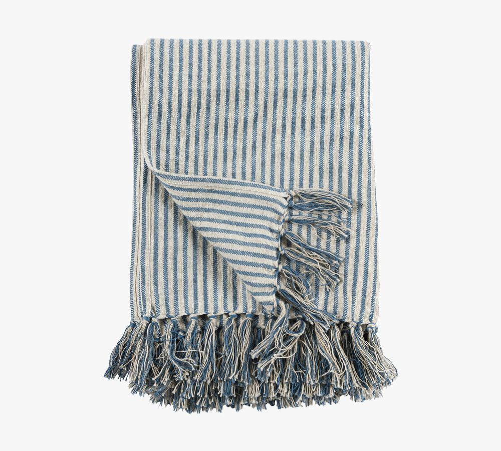 San Angelo Striped Throw Blanket | Pottery Barn (US)