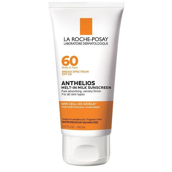 La Roche-Posay Anthelios Sunscreen, Melt-In-Milk for Face and Body Sunscreen Lotion - SPF 60 - 5o... | Target