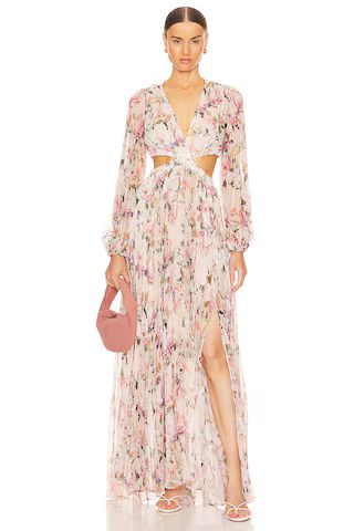 ASTR the Label Revery Dress in Cream Pink Floral from Revolve.com | Revolve Clothing (Global)