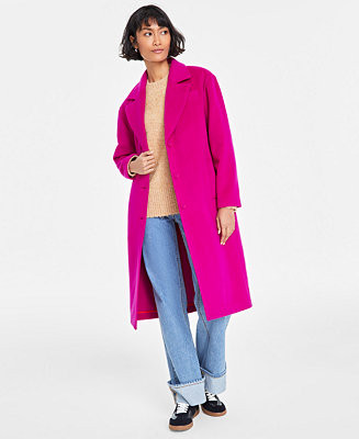 On 34th Women's Solid Easy Cozy Coat, Created for Macy's - Macy's | Macy's