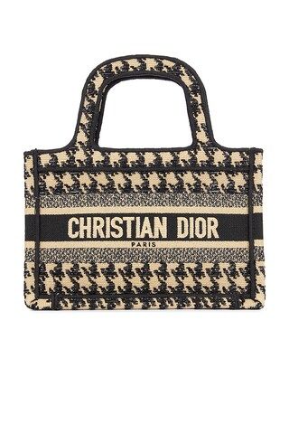 FWRD Renew Dior Canvas Book Tote Bag in Black from Revolve.com | Revolve Clothing (Global)