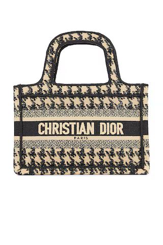 FWRD Renew Dior Canvas Book Tote Bag in Black from Revolve.com | Revolve Clothing (Global)