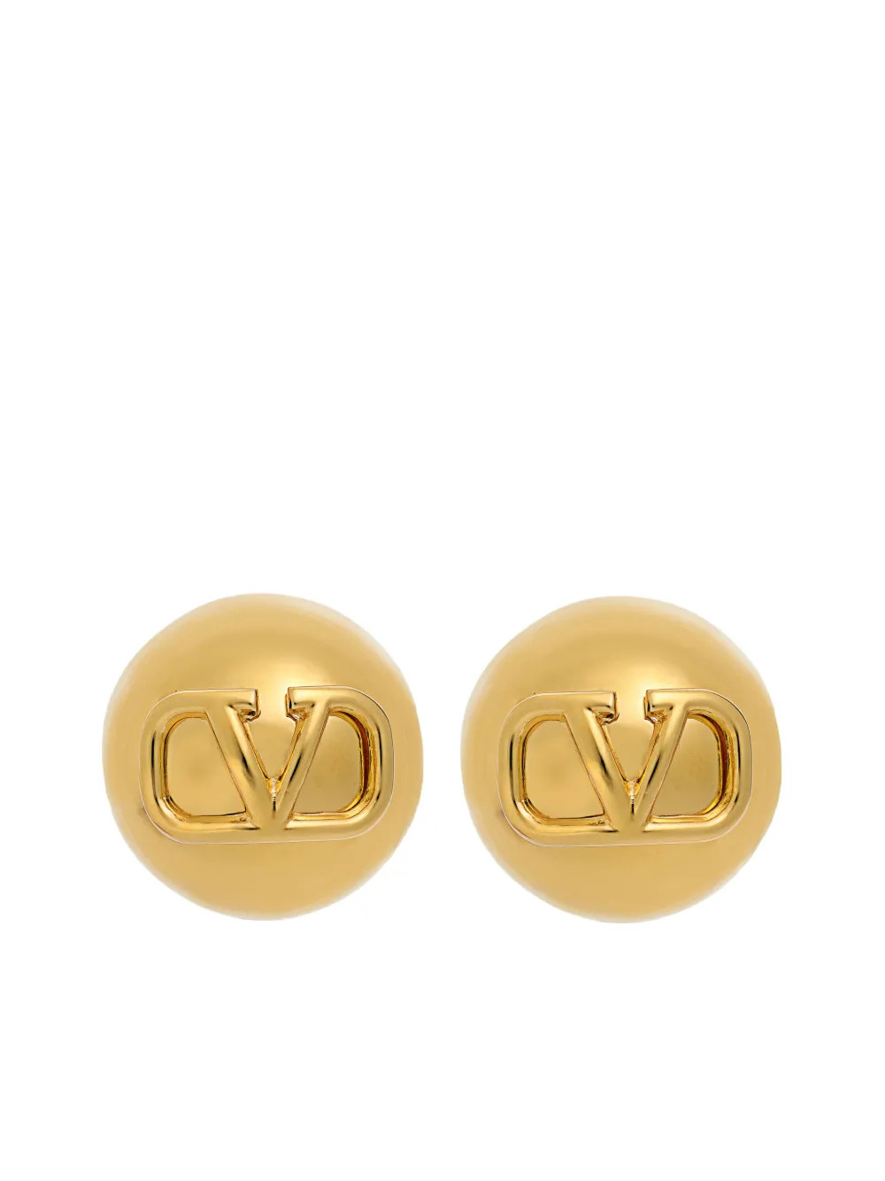 Valentino Garavani VLogo Signature clip-on Earrings - Farfetch | Farfetch Global