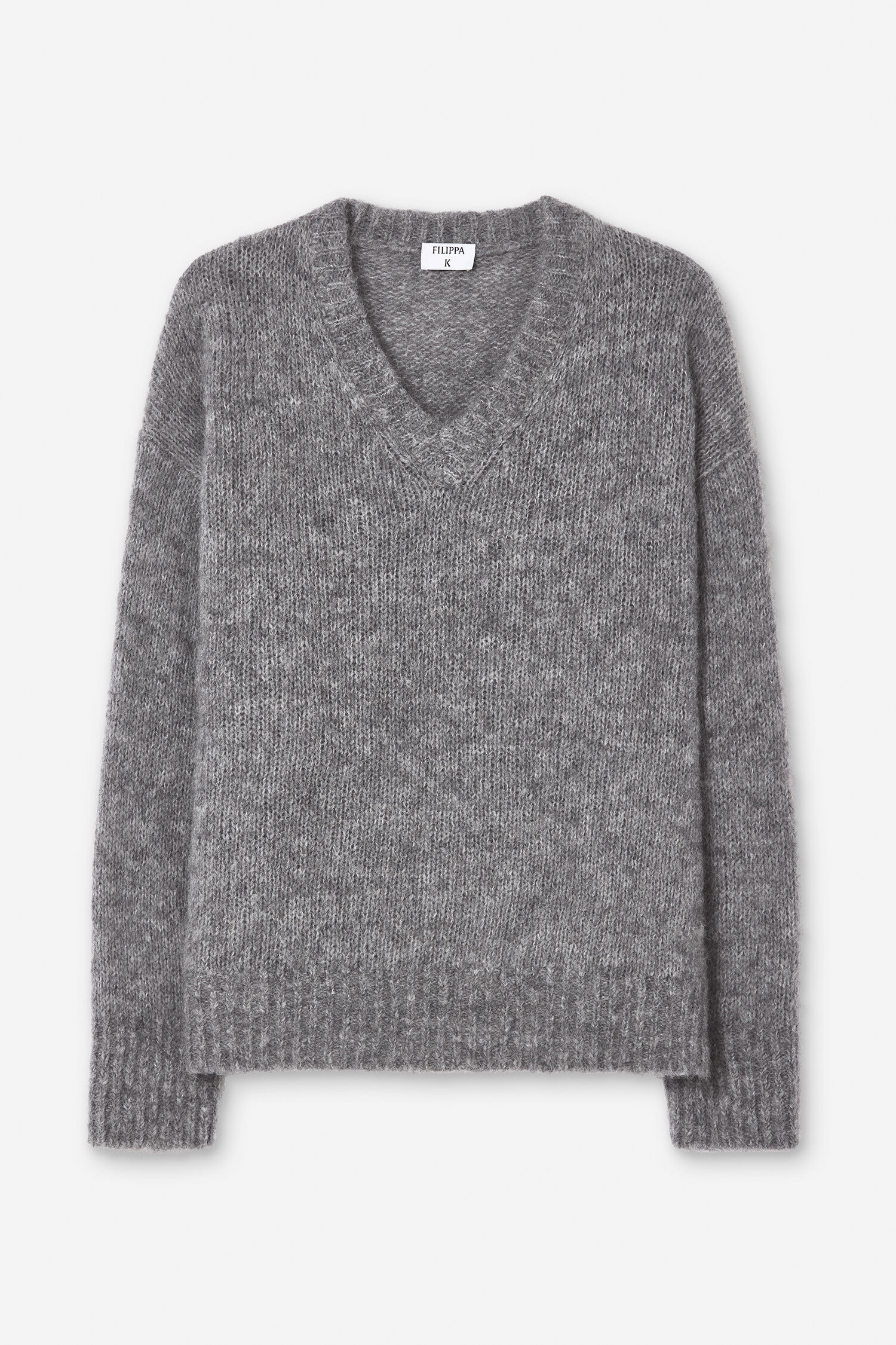 Hairy Alpaca V-Neck Sweater | Filippa K