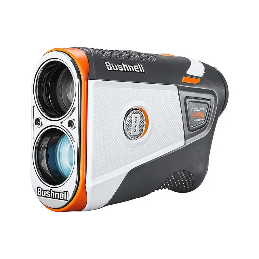 Bushnell - Tour V6 Shift Patriot Pack Golf Rangefinder - White/Orange | Best Buy U.S.