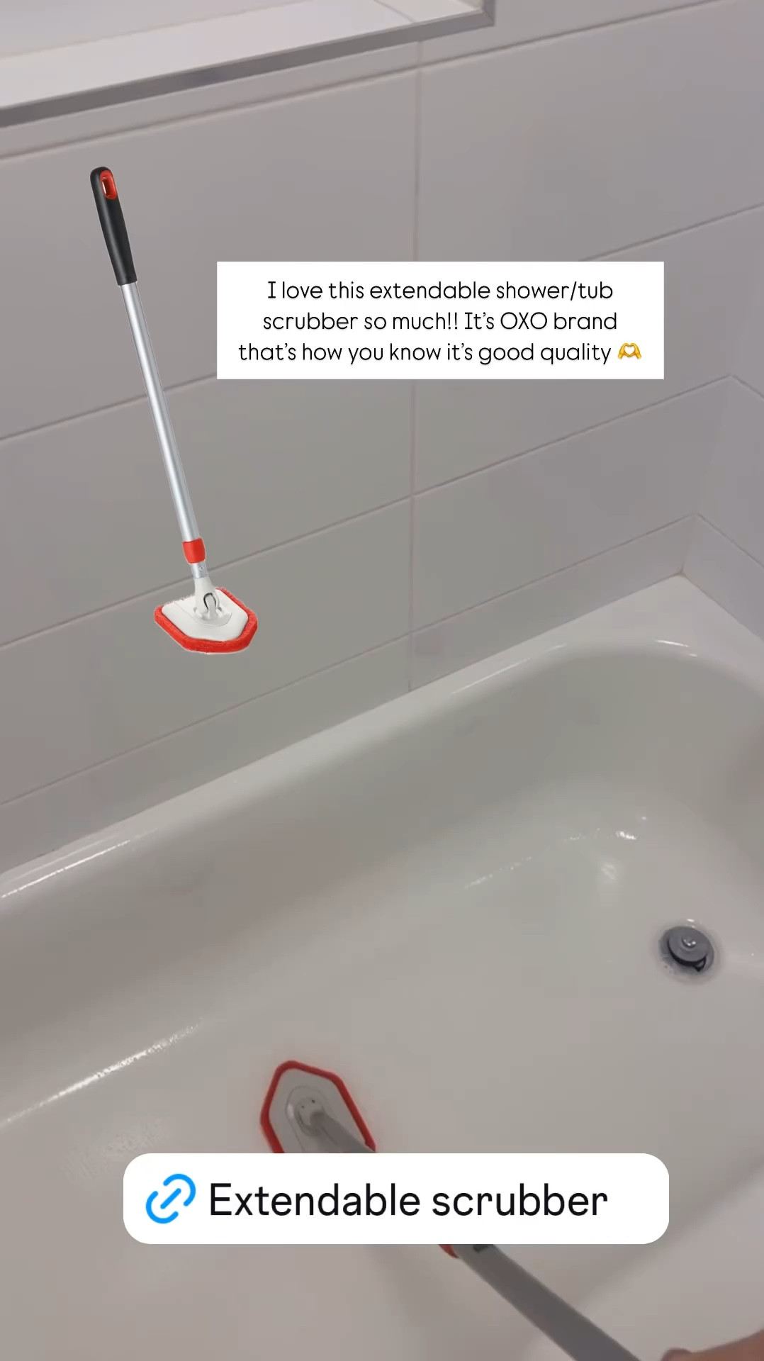 This expandable scrubber makes scrubbing tubs/shower a breeze! 

#LTKFindsUnder50 #LTKHome #LTKFamily