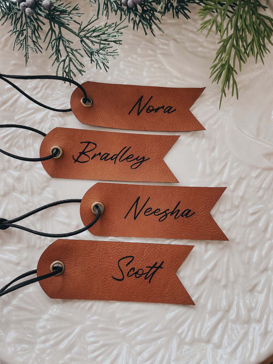 Stocking Tag Saddle Personalized Custom Christmas - Etsy | Etsy (US)