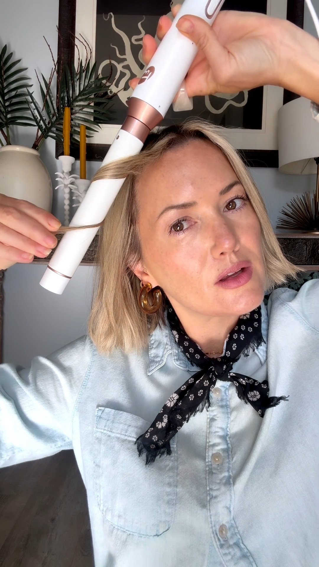 Curling my hair after day 3 hair, sprucing it up and giving it life again! I love using a wand. Also add a bandana to any outfit and it’s immediately elevated

#LTKPetite #LTKgrwm #LTKOver40