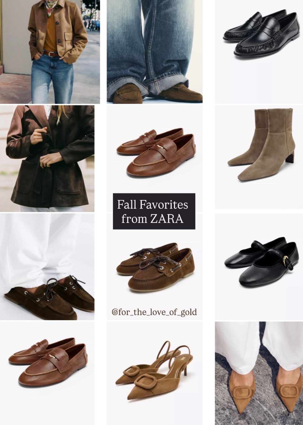 Fall favorites from Zara
Browns
Boat shoes 
Loafers 
Bag Denim jeans
Boots
Outfit

#LTKStyleTip #LTKWorkwear #LTKFindsUnder100