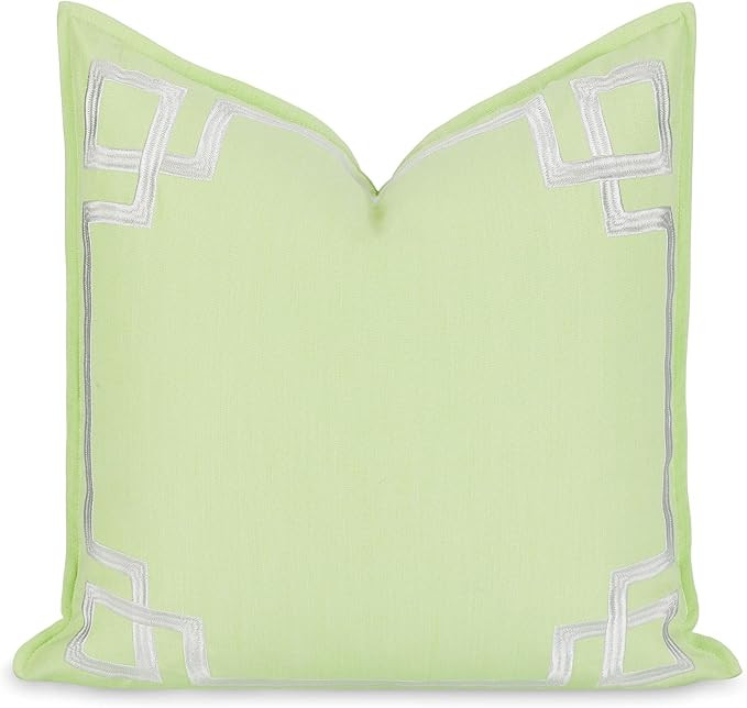 Hofdeco Premium Coastal Hampton Outdoor Performance Throw Pillow Cover Only, 20"x20" Water Repell... | Amazon (US)