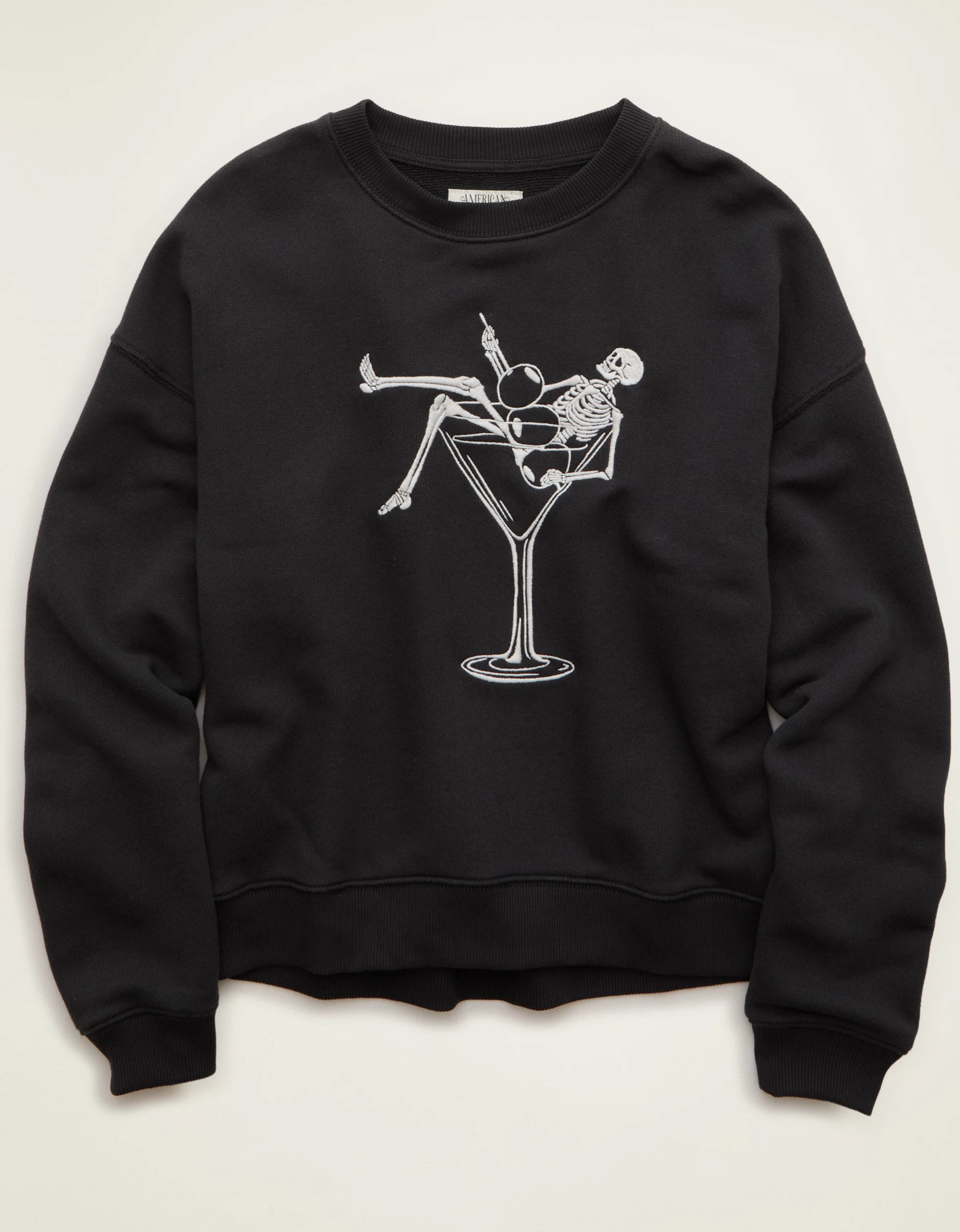 AE Skeleton Graphic Sweatshirt | American Eagle Outfitters (US & CA)