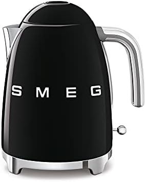 Smeg Black Stainless Steel 50's Retro Electric Kettle | Amazon (US)