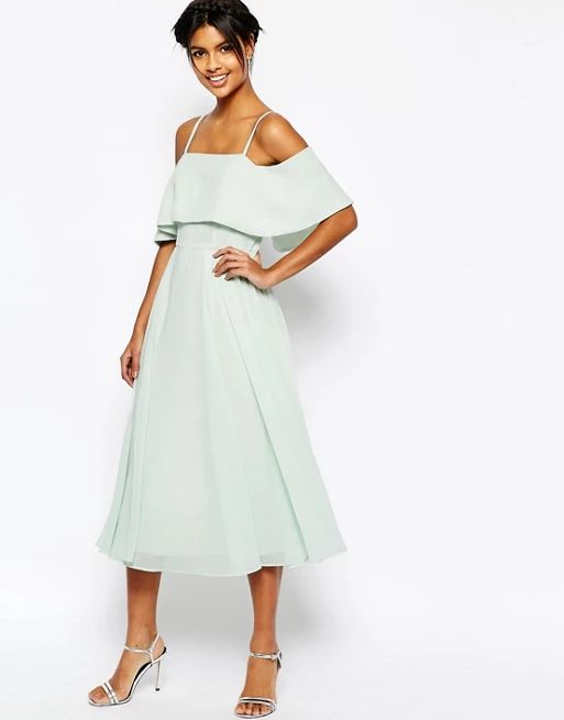 ASOS Cold Shoulder Midi DressOut of stock :-(MORE FROM: | ASOS US