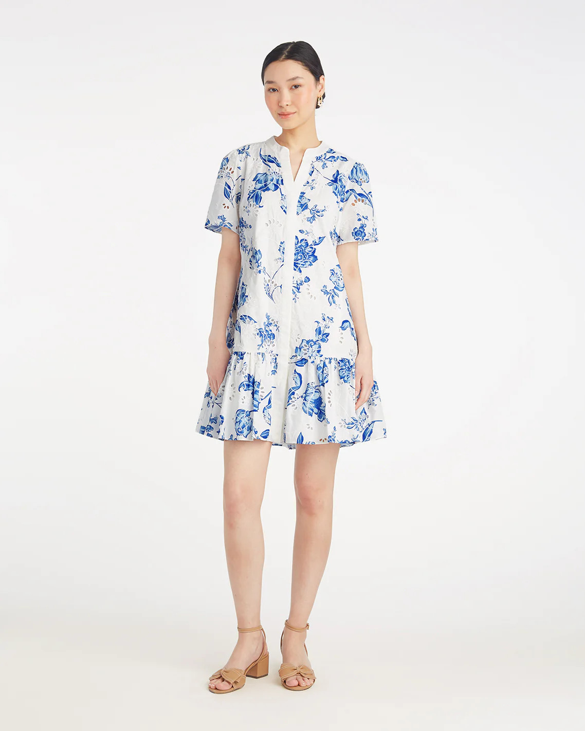 Molly Mini Dress in Magnolia Toile | Draper James (US)