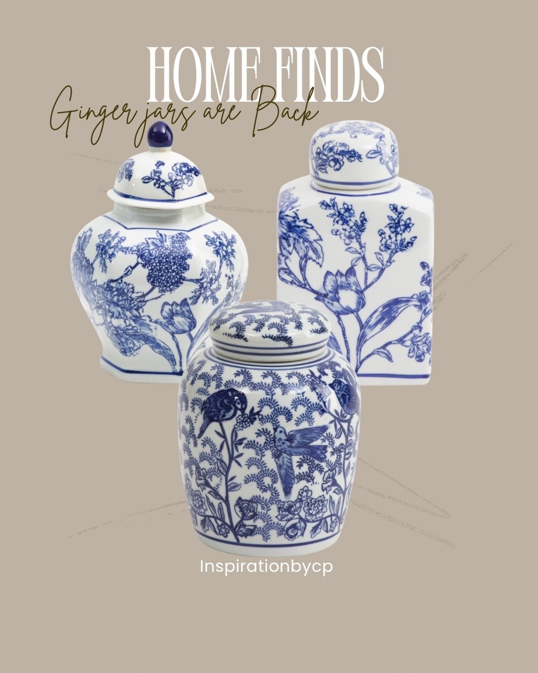 BLUE FOR 2026-Chinoiserie is back 
#homefinds #gingerjar #blue #vases #tjmaxxfind #springrefresh #newdecor

#LTKHome #LTKFindsUnder50 #LTKSeasonal