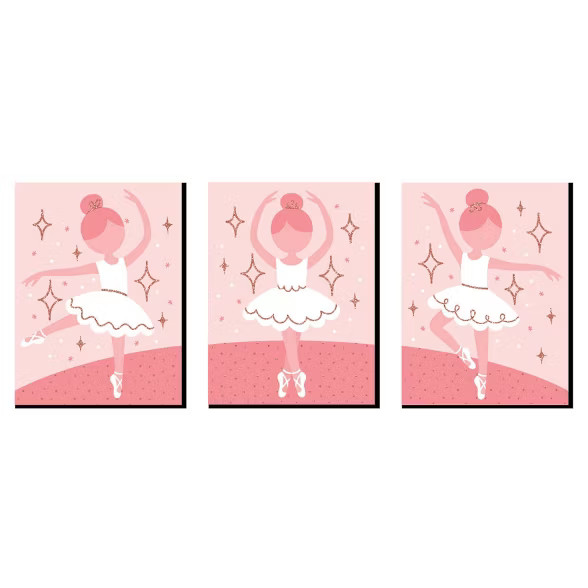 Big Dot of Happiness Tutu Cute Ballerina - Ballet Nursery Wall Art and Kids Room Decor - 7.5 x 10... | Target
