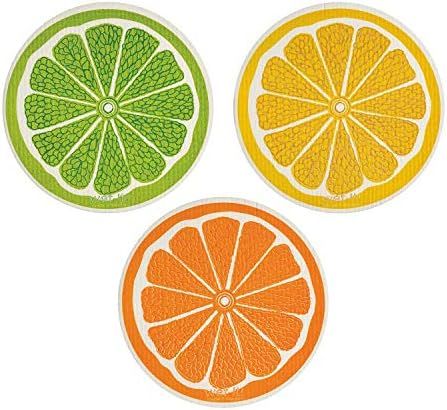 Wet-It! Swedish Dishcloth Set (Orange Lemon Lime) | Amazon (US)