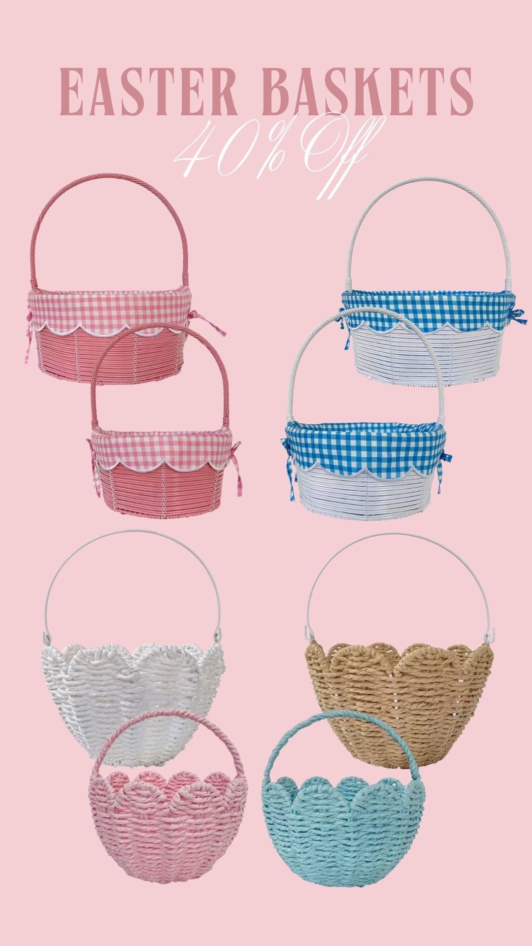 the most grandmillenial Easter baskets at 40% off! 

#LTKSaleAlert #LTKSeasonal #LTKBaby