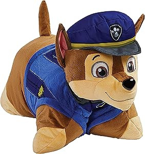 Pillow Pets Nickelodeon Paw Patrol, Chase Police Dog, 16" Stuffed Animal Plush Toy | Amazon (US)