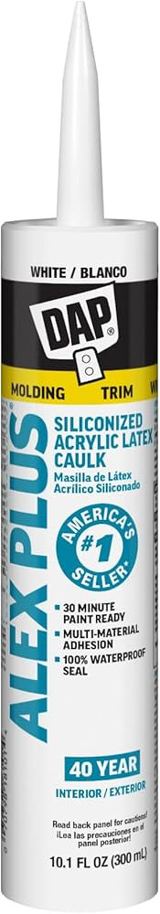 DAP Alex Plus 7079818152 - Calafateo de látex acrílico, blanco, 10.1 onzas | Amazon (US)