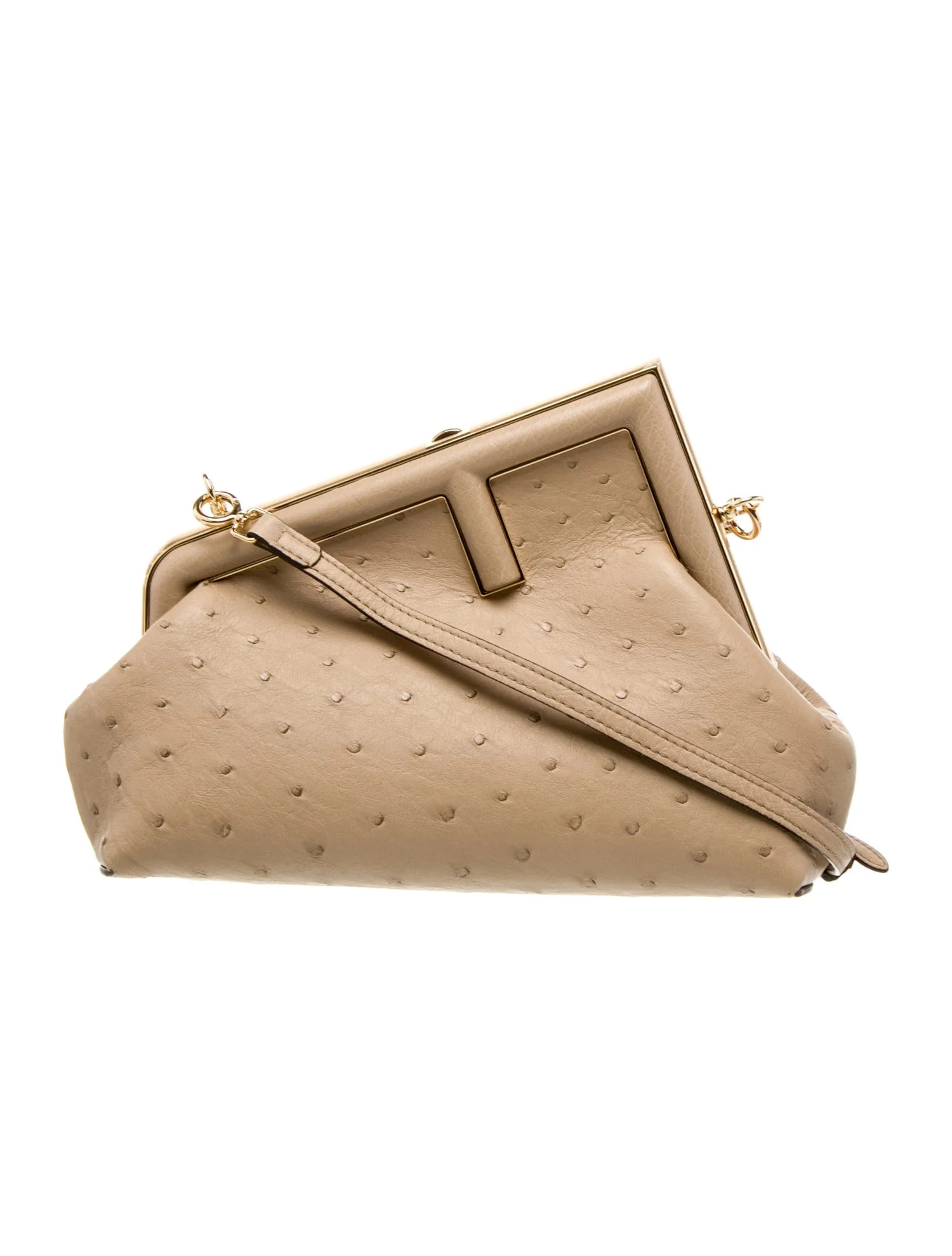 Ostrich Crossbody Bag Small | The RealReal